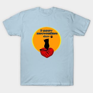 Happy meowentines day T-Shirt